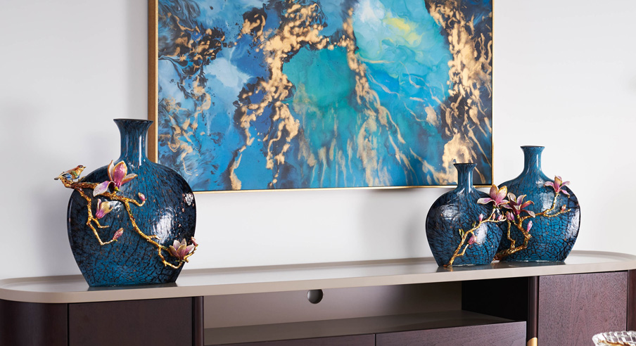 瓊花玉枝擺件（大）